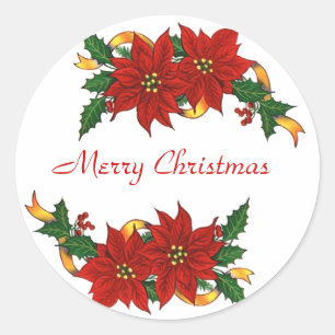 Sticker Rond Joyeux TICKERS DE Noël