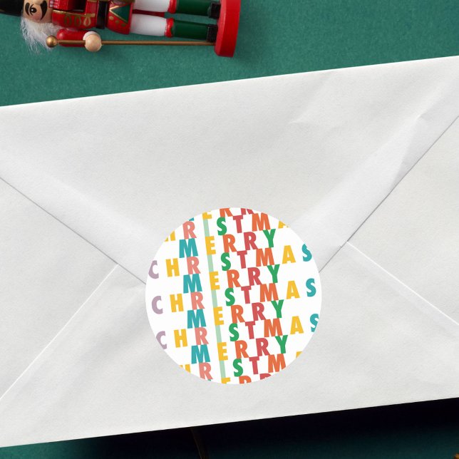 STICKER ROND JOYRY LOVE JOY | NOËL COLORÉ (Créateur téléchargé)