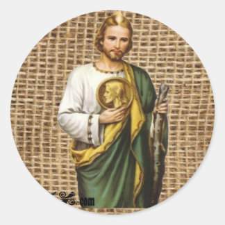 STICKER ROND JUDAS DE SAN, PRODUITS PERSONNALISABLES DE ST