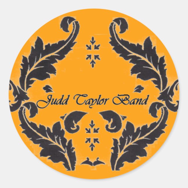 STICKER ROND JUDD TAYLOR LEAF LOGO (Devant)