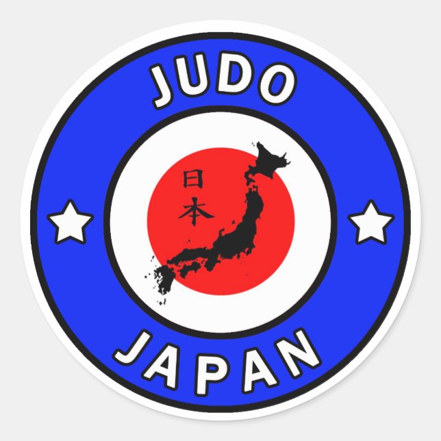 Sticker Rond Judo (Devant)