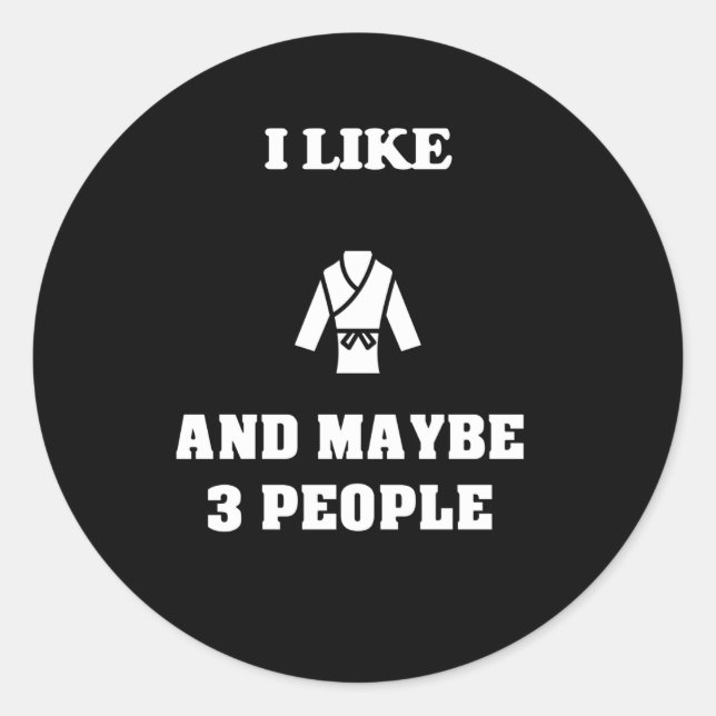 Sticker Rond Judo (Devant)