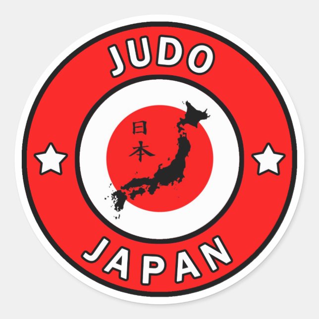 Sticker Rond Judo (Devant)