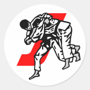 Sticker Rond judo  ju jitsu