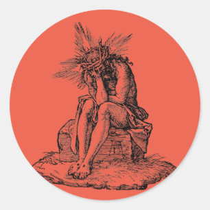 Sticker Rond Jugement de Jésus-Christ