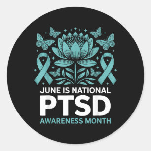 Sticker Rond Juin est le Mois national de la sensibilisation au