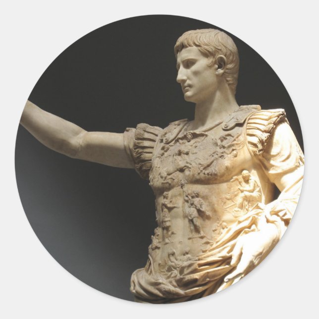 Sticker Rond Julius César (Devant)