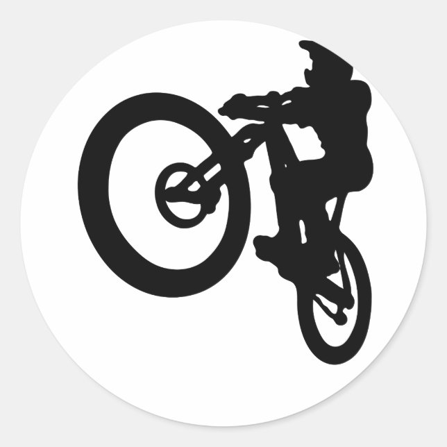 Sticker Rond Jump MTB (Devant)