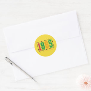 Sticker Rond Juneteenth - Histoire des Noirs