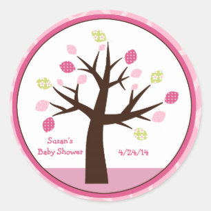 Sticker Rond Jungle Jill/Girls Tree/Stickers/Cupcake Toppers