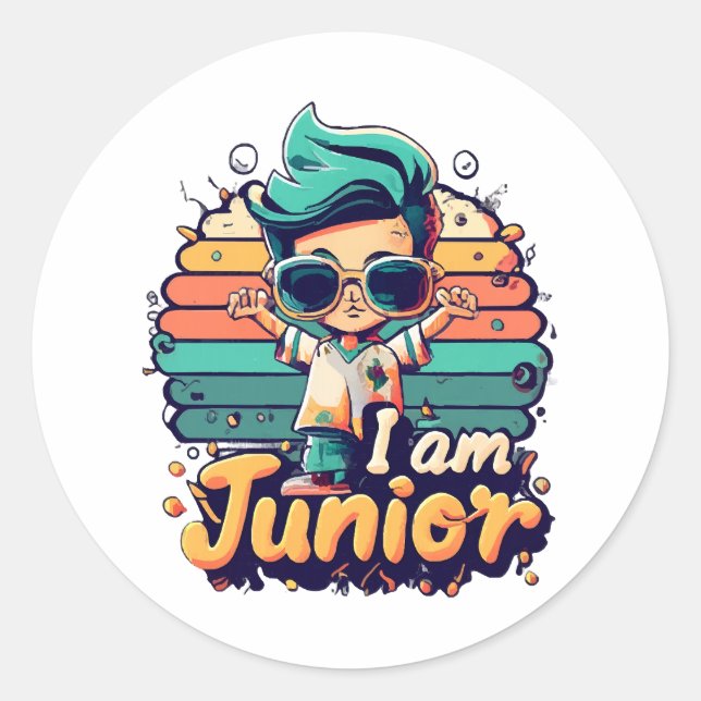 Sticker Rond Junior (Devant)