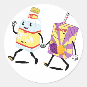 Sticker Rond Jus de ND de Gina