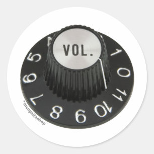 Sticker Rond Jusqu'à 11 (Pas de texte)