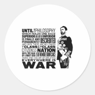 Sticker Rond Jusqu'À La Philosophie Haile Selie Discours de gue