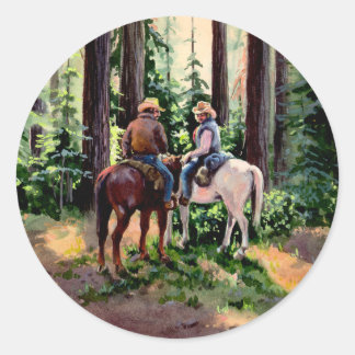 Sticker Rond JUSTE CHATIN' par SHARON SHARPE