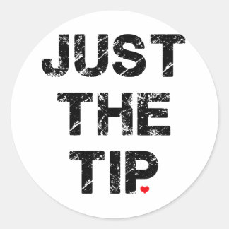 Sticker Rond Juste le Tip Vêtements et Accessoires