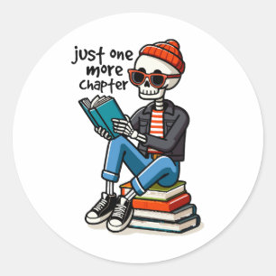 Sticker Rond Juste un chapitre de plus