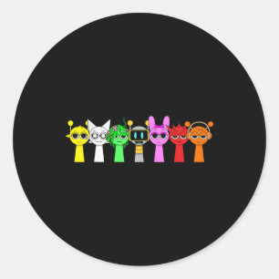 Sticker Rond Juste un garçon qui aime Sprunky drôle de jeu Spru