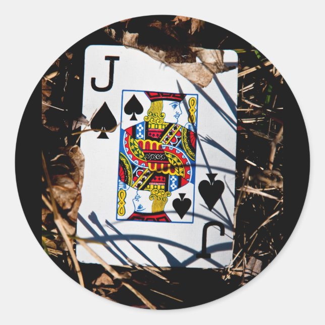 Sticker Rond justice pour la prise de pique (Devant)