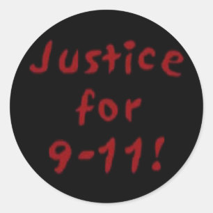 Sticker Rond Justice pour l'autocollant 9-11