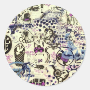 Sticker Rond Justice sociale