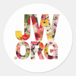 Sticker Rond JW.org avec des saletés pour les témoins de Jéhova