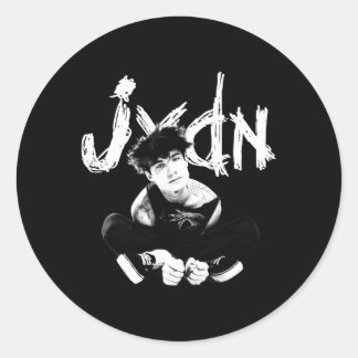 Sticker Rond Jxdn assis