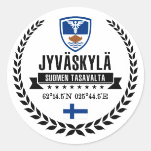 Sticker Rond Jyväskylä