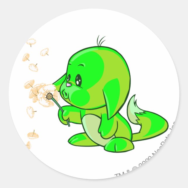 Sticker Rond Kacheek Glissant (Devant)