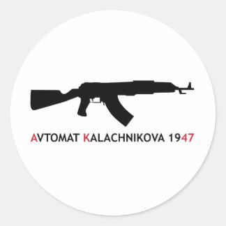 STICKER ROND **KALACHNIKOV**