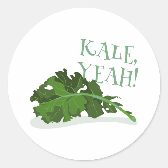 Sticker Rond Kale Ouais (Devant)