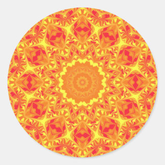 Sticker Rond Kaleidoscope