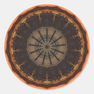 Sticker Rond Kaleidoscope 1