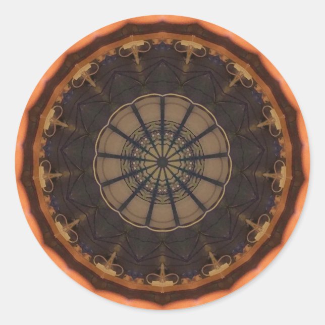 Sticker Rond Kaleidoscope 1 (Devant)