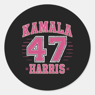 Sticker Rond Kamala 47 Président Kamala Harris Wheimer 2024