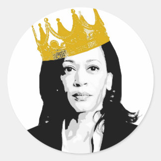 Sticker Rond Kamala Harris