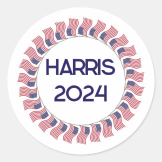 Sticker Rond Kamala Harris 2024