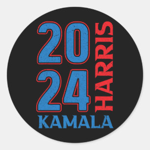 Sticker Rond Kamala Harris 2024 Election 2024