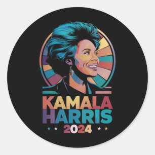 Sticker Rond Kamala Harris 2024 Vote Président Kamala Élection 