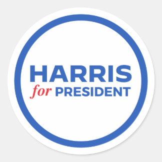 Sticker Rond Kamala Harris pour le président