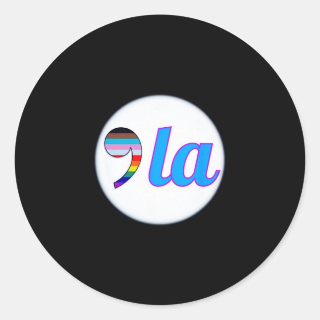 Sticker Rond Kamala Harris Pride (Devant)