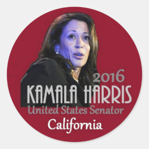 Sticker Rond Kamala Harris Sénat 2016