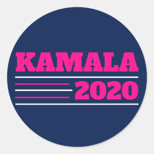 Sticker Rond Kamala pour le président 2020