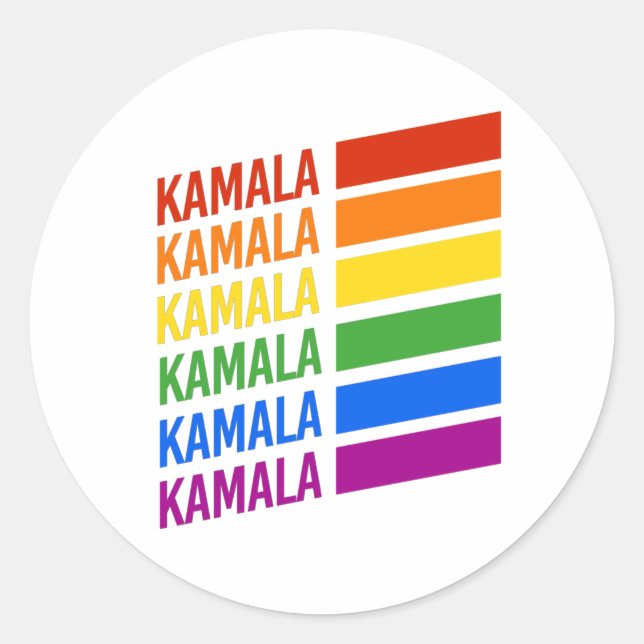 STICKER ROND KAMALA PRIME STRIPES (Devant)