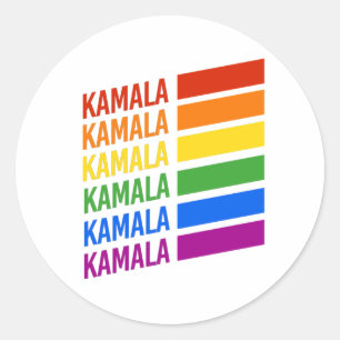 STICKER ROND KAMALA PRIME STRIPES