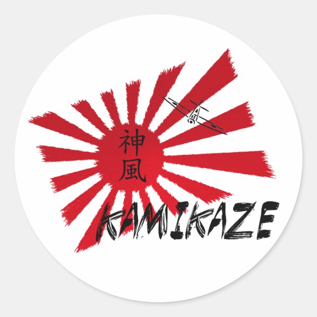 Sticker Rond Kamikaze (Devant)