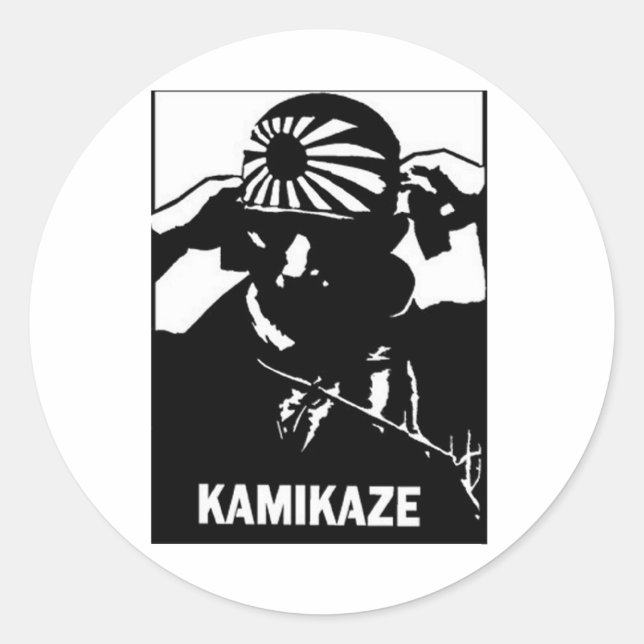 Sticker Rond Kamikaze (Devant)