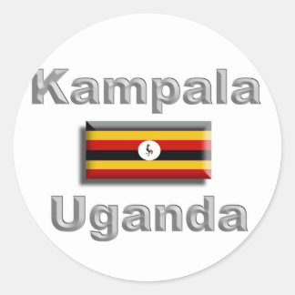Sticker Rond Kampala