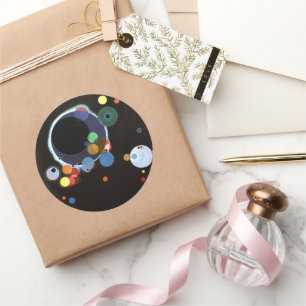 Sticker Rond Kandinsky - Plusieurs cercles