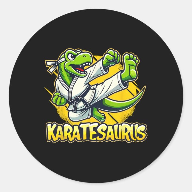 Sticker Rond Karaté (Devant)